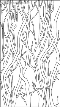 雕刻樹(shù)枝圖