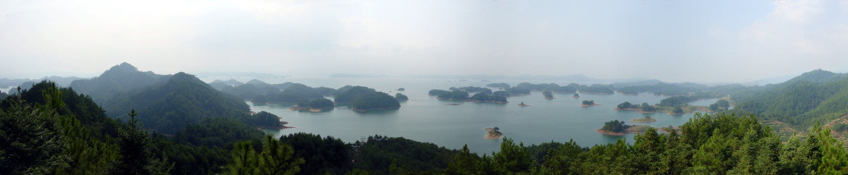 千岛湖主峰180度全景俯瞰