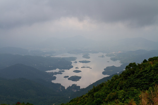 防城港 小峰水库 全景