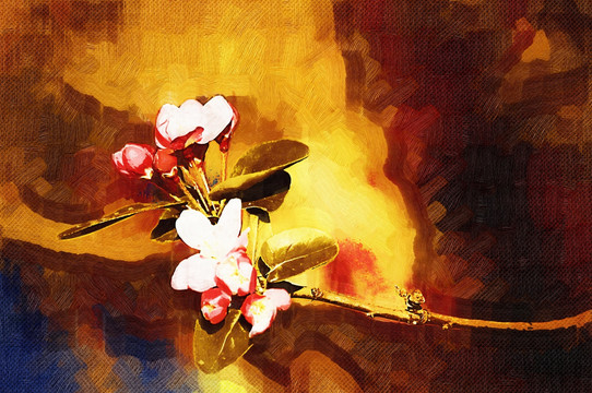 花卉裝飾畫