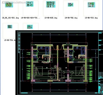 四星酒店賓館普通套房全套施工圖