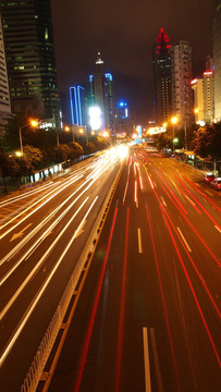 深圳夜景 深南大道