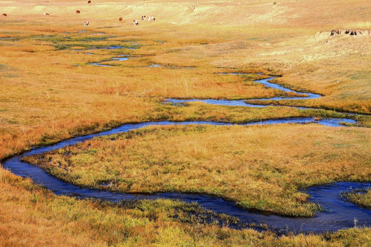 世界最窄的河 内蒙古赤峰市耗来河