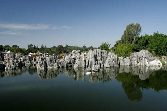 云南石林风景名胜区 湖泊