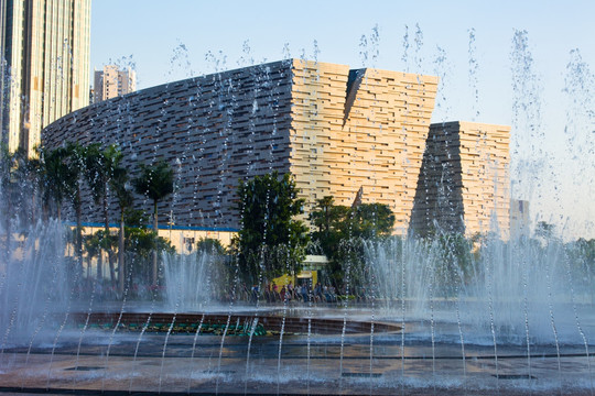 喷泉与建筑