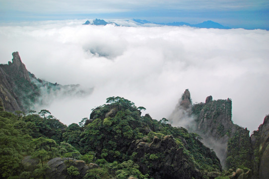 雨雾三清山