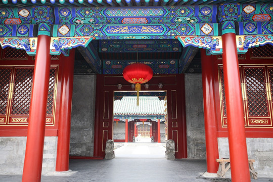 北京恭王府 华美的一宫门