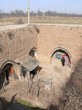 山西民居平陆地窑院