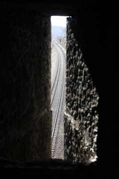 兴安岭隧道 碉堡之射击孔