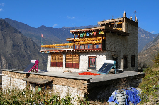 丹巴中路藏寨民房