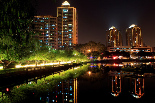 西湖夜景