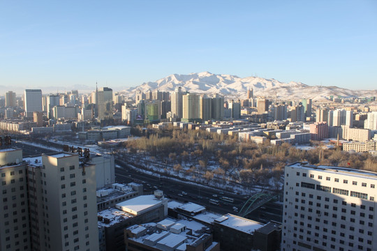 城市风景 乌鲁木齐一角