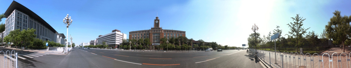 北京长安街电报大楼360全景