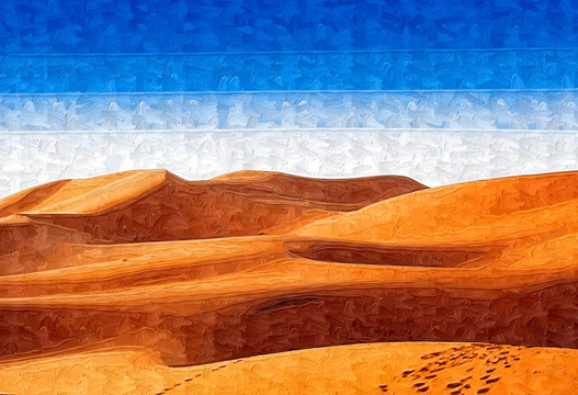 装饰画 撒哈拉 沙漠