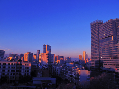 云南省昆明 市区一角