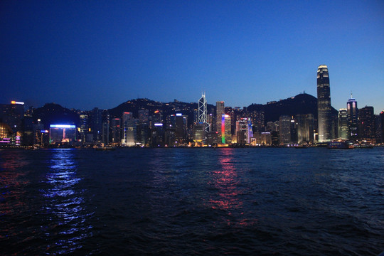 香港 香港夜景 香港维多利亚港 香港大都会