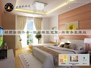 現(xiàn)代簡約風(fēng)格主臥室效果圖