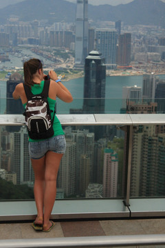 香港 香港太平山 观景