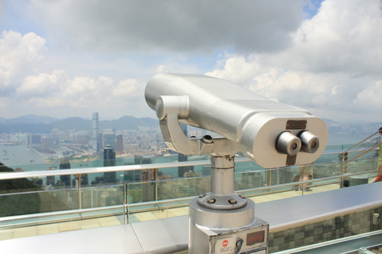 香港 香港街景 香港太平山 观景台 凌宵阁