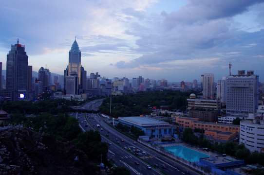 城市風(fēng)景 烏魯木齊一角