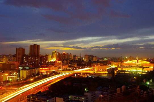 车河 乌鲁木齐夜景