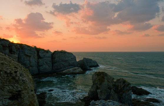 夕阳海洋