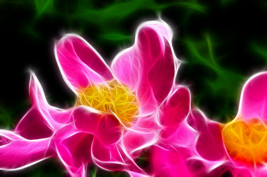 抽象畫 花卉