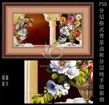 油畫 花卉