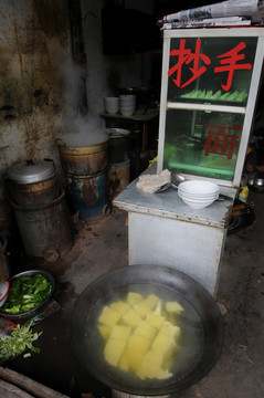 古镇餐馆小吃店