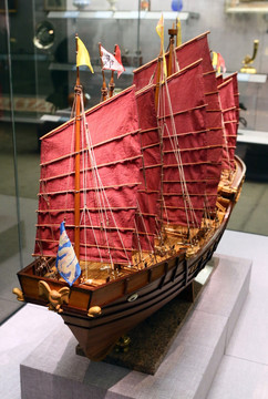 郑和宝船模型