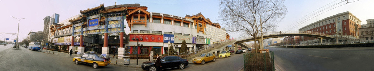 隆福寺廣場180度全景