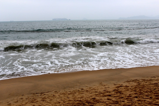 海滩 海浪