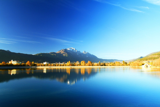 丽江清溪水库风景