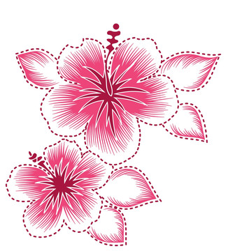花卉印花圖案