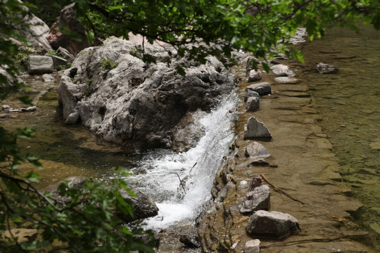 河南八里沟瀑布