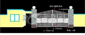 工厂大门效果