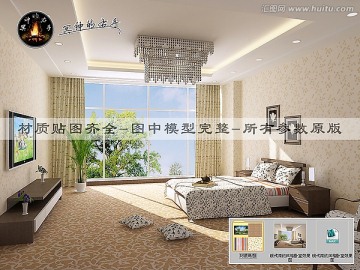 現(xiàn)代簡約風(fēng)格臥室效果圖