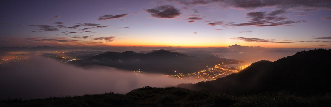 梧桐霞光 深圳梧桐山