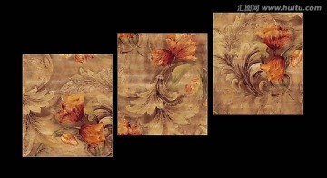 無(wú)框畫 花卉