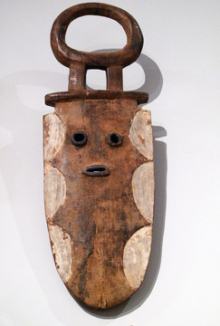 匕形面具 非洲雕刻