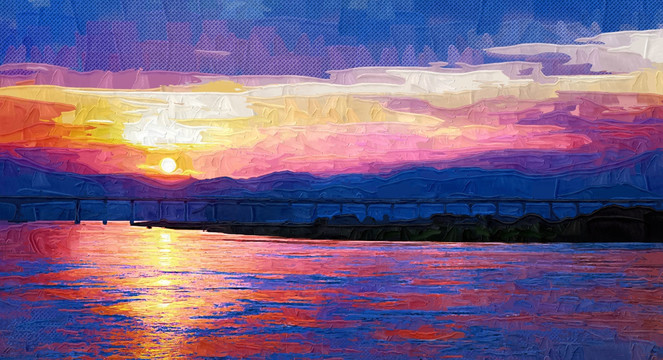 油畫 無框畫