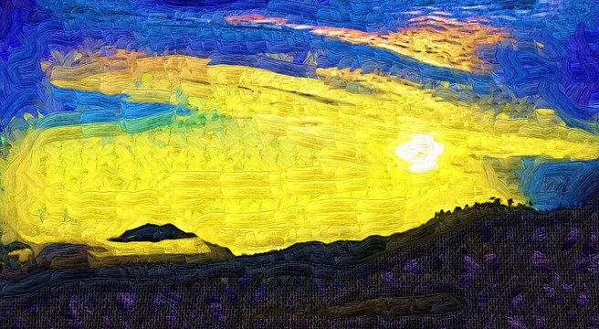 油畫 無框畫 抽象畫
