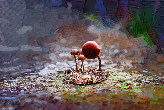 油畫 無(wú)框畫 抽象畫