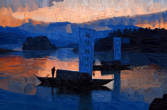 油畫 無框畫 抽象畫 風(fēng)景油畫 風(fēng)景畫