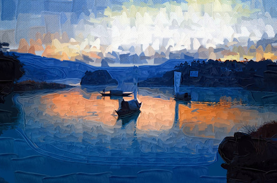 油畫