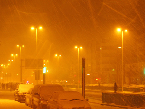 风雪夜归人