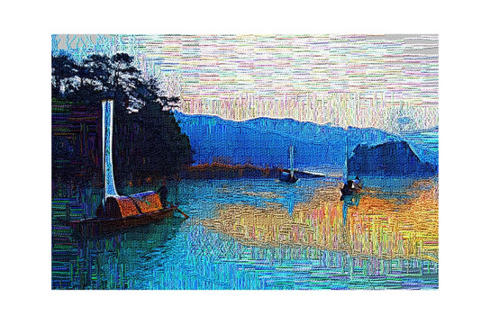 油畫 風(fēng)景油畫 無框畫 抽象畫