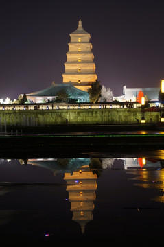 西安大雁塔夜景