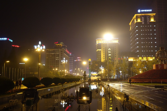 天府广场夜景