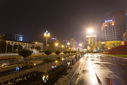 天府广场夜景